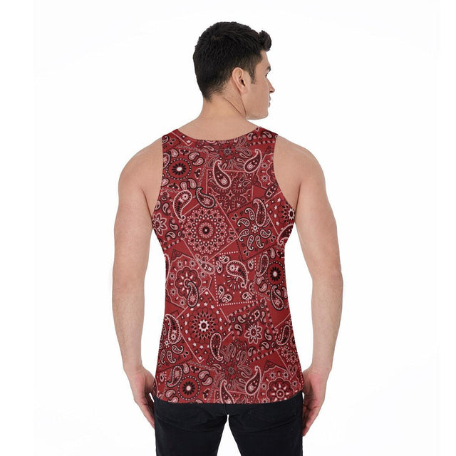 Red Hanky (Allover Tank Top)-Allover Tank Top-Swish Embassy