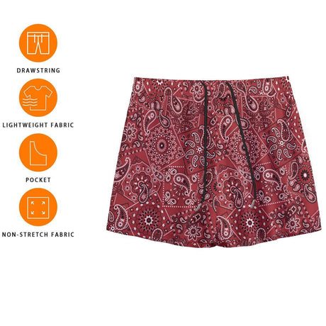 Red Hanky (Shorts)-Shorts-Swish Embassy