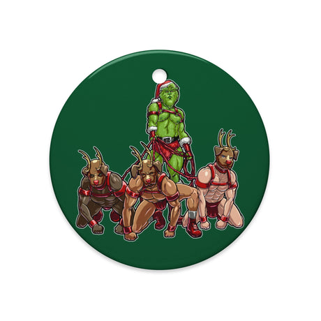 Reindeer Gains (Ceramic ornament)-Ceramic Ornament-Swish Embassy