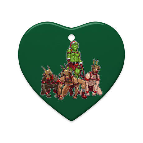Reindeer Gains (Ceramic ornament)-Ceramic Ornament-Swish Embassy