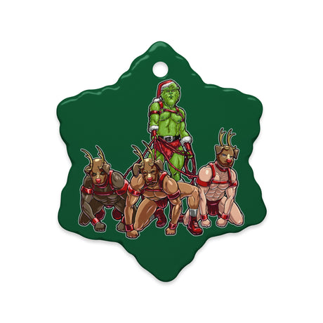 Reindeer Gains (Ceramic ornament)-Ceramic Ornament-Swish Embassy