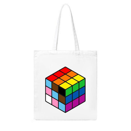 Rubik's Pride (Canvas Bag)-Canvas Bag-Swish Embassy