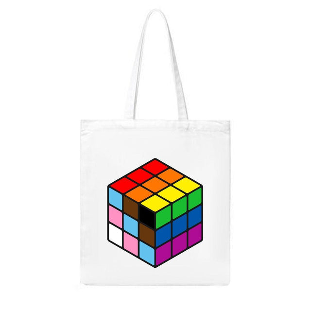 Rubik's Pride (Canvas Bag)-Canvas Bag-Swish Embassy