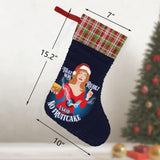 Rude Fruitcake (Sequin Christmas Stocking)-Christmas Stockings-Swish Embassy