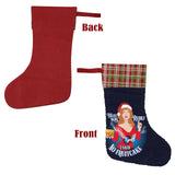 Rude Fruitcake (Sequin Christmas Stocking)-Christmas Stockings-Swish Embassy