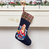 Rude Fruitcake (Sequin Christmas Stocking)-Christmas Stockings-Swish Embassy