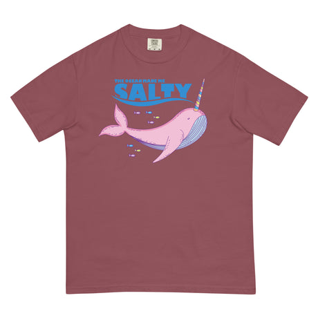 Salty Narwhal (Boxy Tee)-Boxy T-Shirt-Swish Embassy