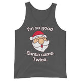 Santa Came Twice (Tank Top)-Christmas Tank Tops-Swish Embassy