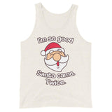 Santa Came Twice (Tank Top)-Christmas Tank Tops-Swish Embassy