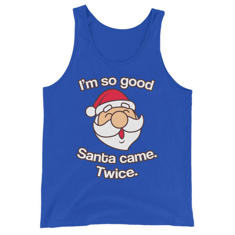 Santa Came Twice (Tank Top)-Christmas Tank Tops-Swish Embassy