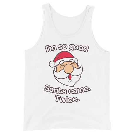 Santa Came Twice (Tank Top)-Christmas Tank Tops-Swish Embassy
