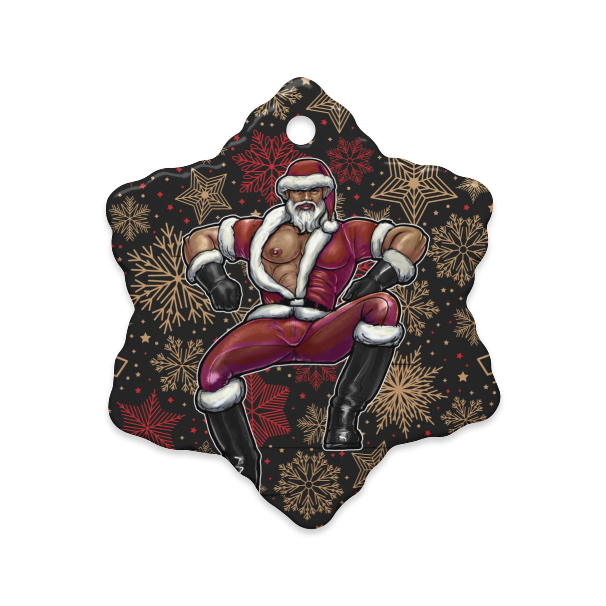 Santa Daddy (Ceramic ornament)-Ceramic Ornament-Swish Embassy