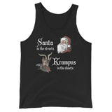 Santa in the Streets (Tank Top)-Christmas Tank Tops-Swish Embassy