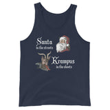 Santa in the Streets (Tank Top)-Christmas Tank Tops-Swish Embassy