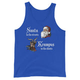 Santa in the Streets (Tank Top)-Christmas Tank Tops-Swish Embassy