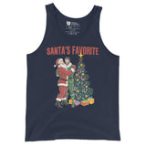 Santa's Favorite (Tank Top)-Christmas Tank Tops-Swish Embassy