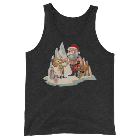Santa's Little Helper (Tank Top)-Christmas Tank Tops-Swish Embassy