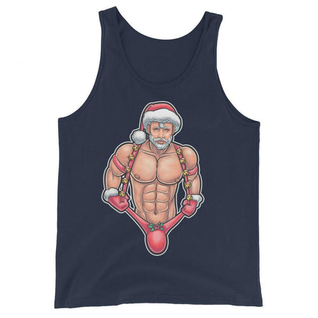 Santa's Packing (Tank Top)-Christmas Tank Tops-Swish Embassy