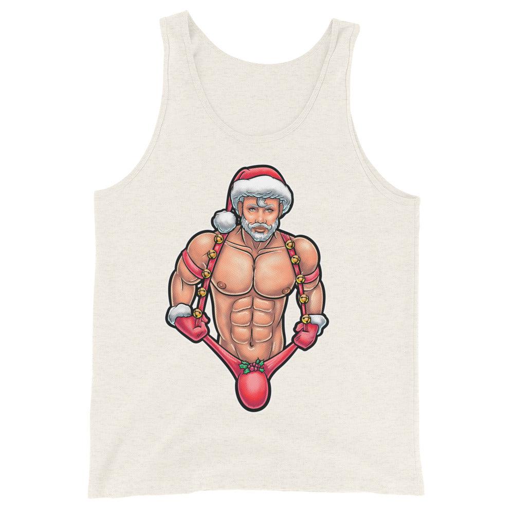 Santa's Packing (Tank Top)-Christmas Tank Tops-Swish Embassy