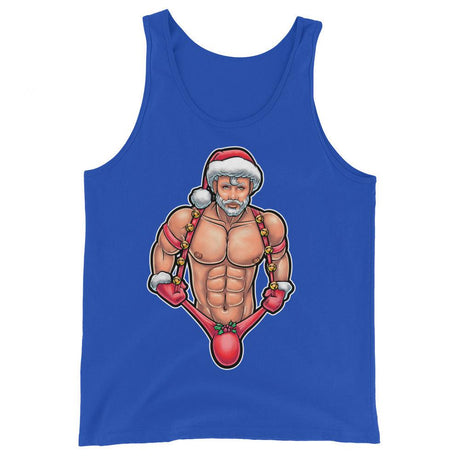 Santa's Packing (Tank Top)-Christmas Tank Tops-Swish Embassy