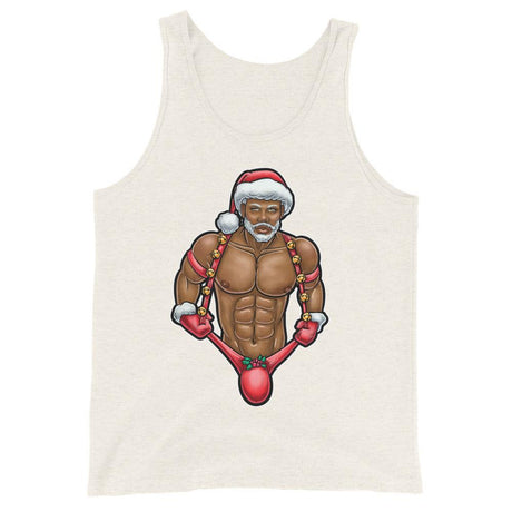 Santa's Packing Too (Tank Top)-Christmas Tank Tops-Swish Embassy