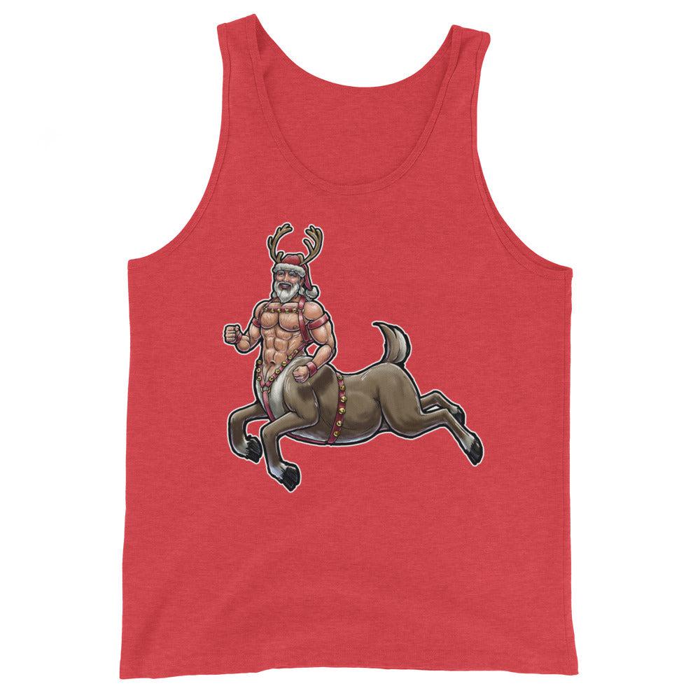 Santaur (Tank Top)-Christmas Tank Tops-Swish Embassy