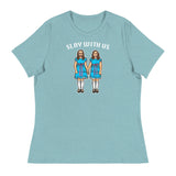 Slay With Us (Women's Relaxed T-Shirt)-Women's T-Shirts-Swish Embassy