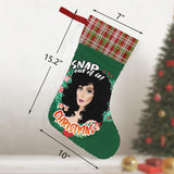 Snap out of Xmas (Sequin Christmas Stocking)-Christmas Stockings-Swish Embassy