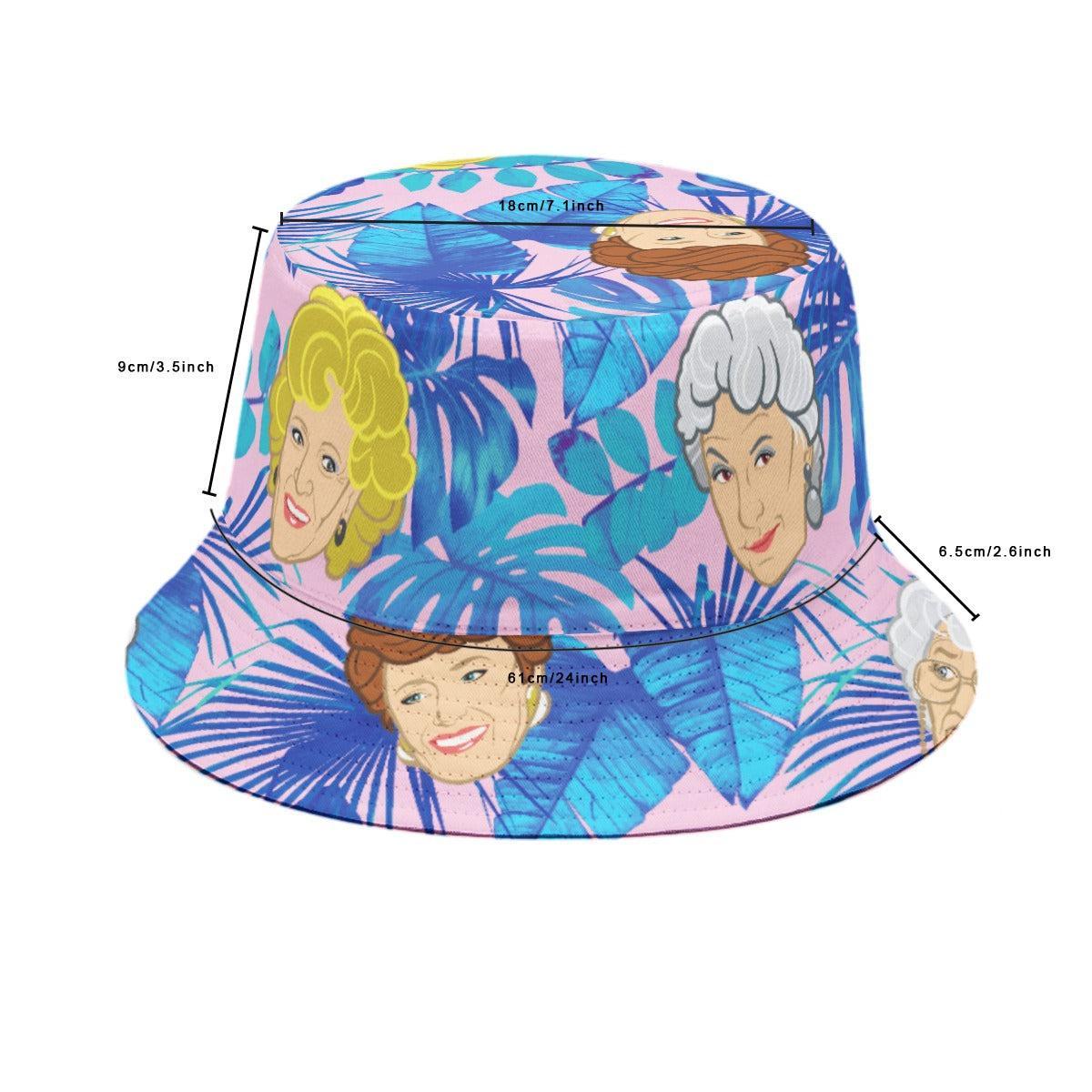 Stay Golden (Allover Bucket Hat)-Allover Bucket Hat-Swish Embassy