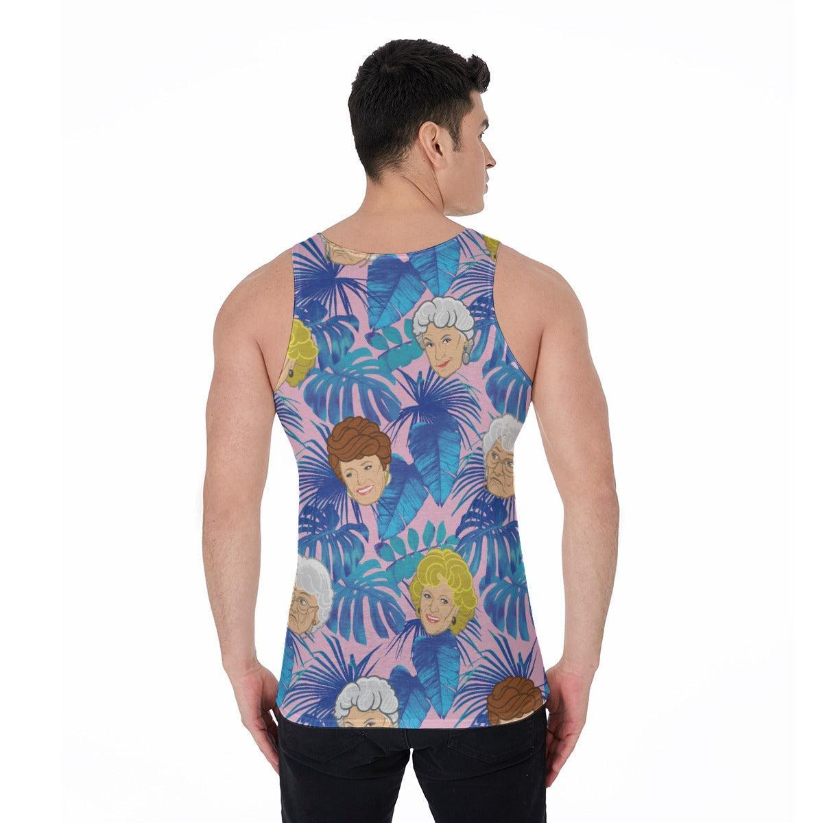 Stay Golden (Allover Tank Top)-Allover Tank Top-Swish Embassy