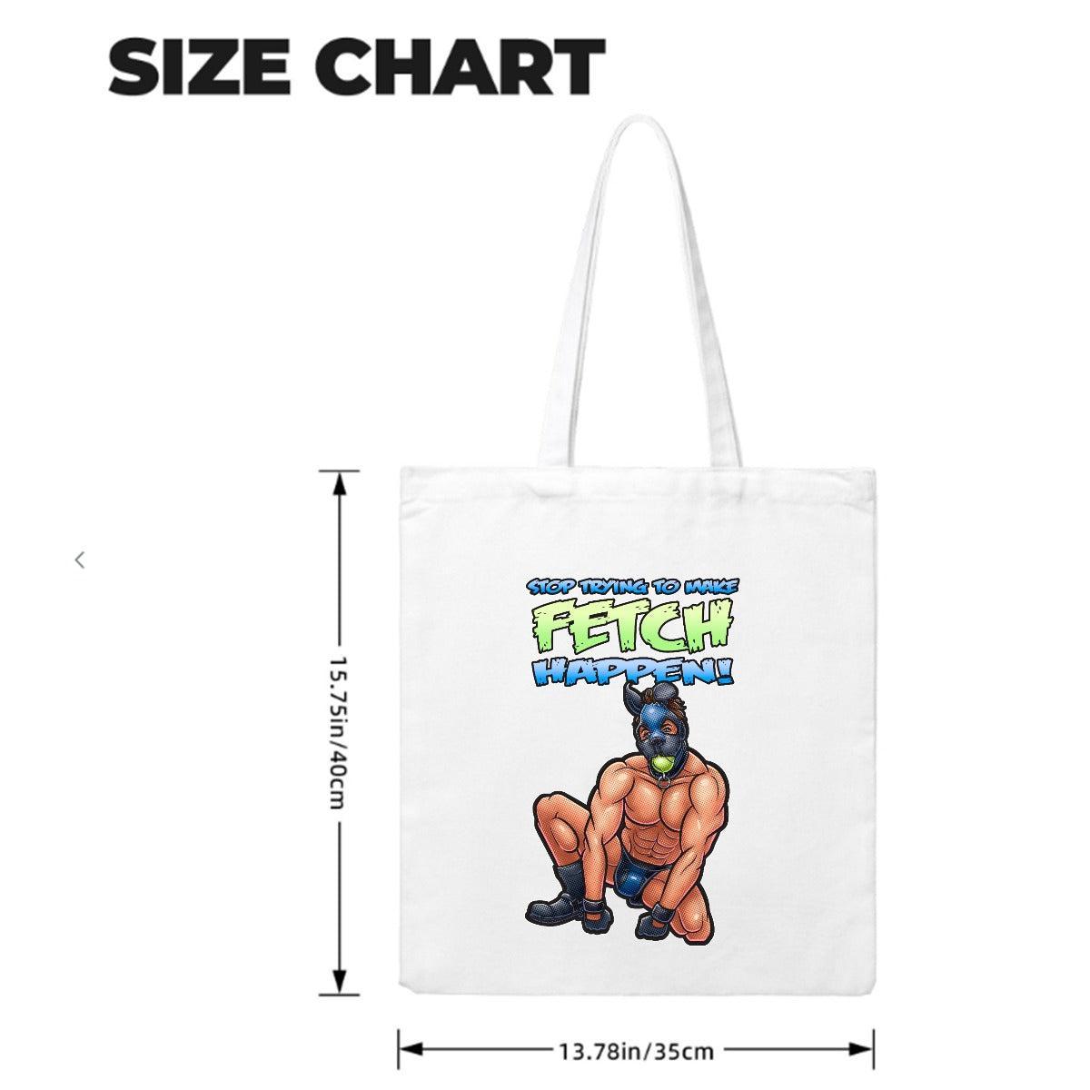 Stop Trying to Make Fetch Happen (Canvas Bag)-Canvas Bag-Swish Embassy