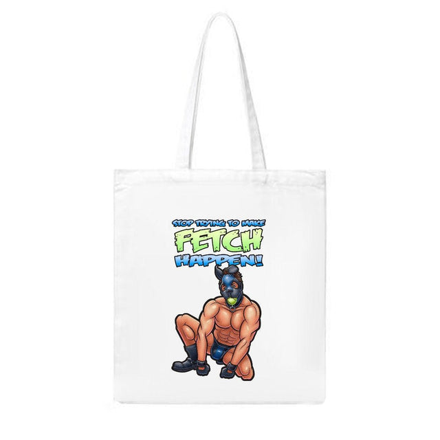 Stop Trying to Make Fetch Happen (Canvas Bag)-Canvas Bag-Swish Embassy