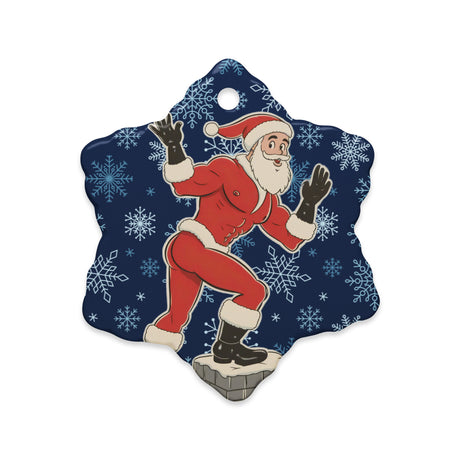 Stuffin' Your Chimney (Ceramic ornament)-Ceramic Ornament-Swish Embassy