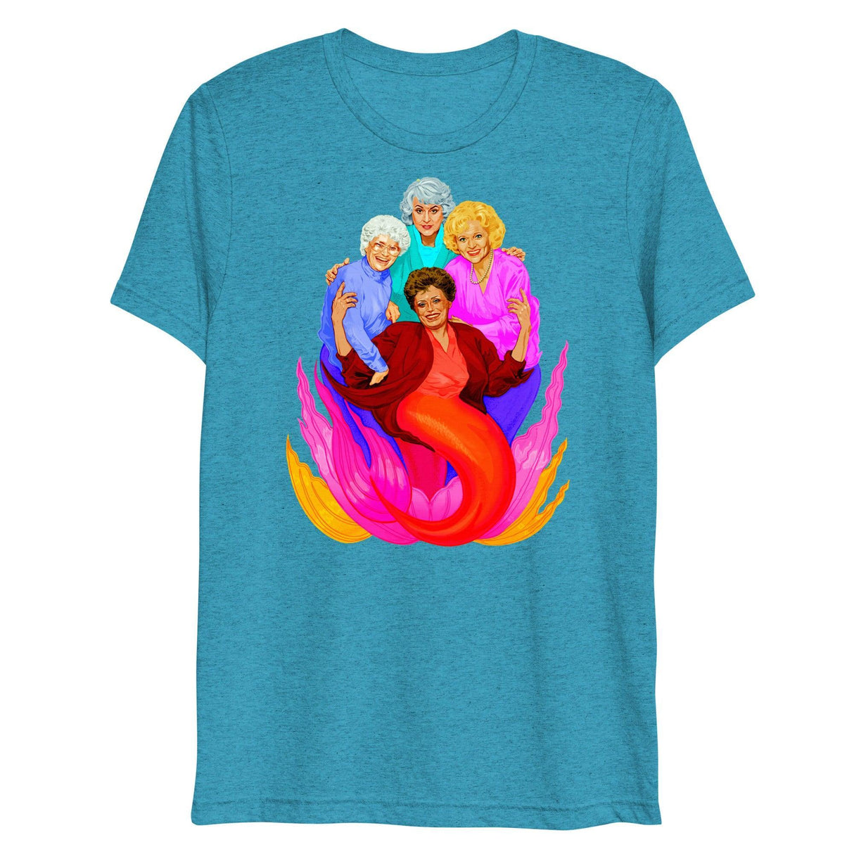 Thank You for Being a Finned (Triblend)-Triblend T-Shirt-Swish Embassy