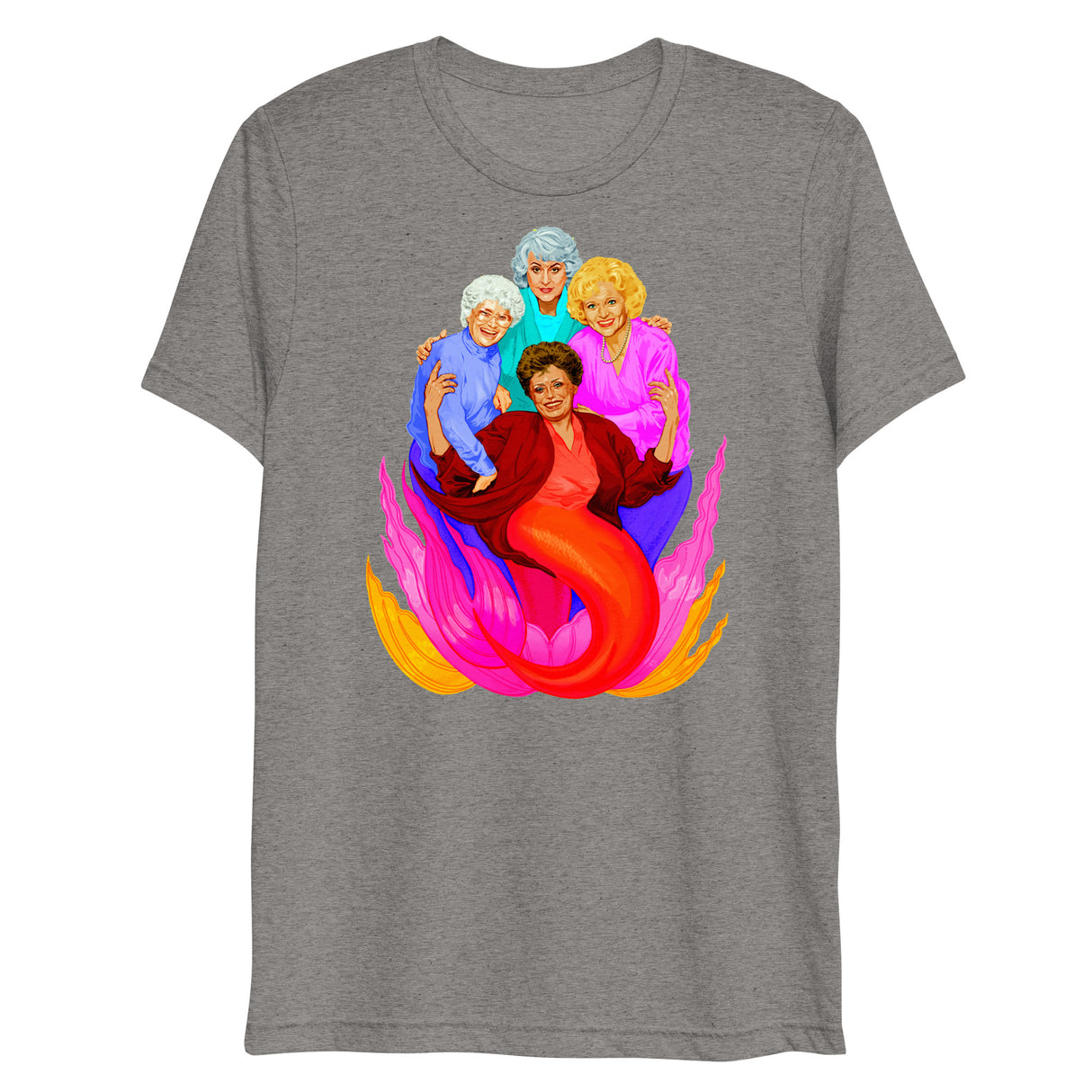 Thank You for Being a Finned (Triblend)-Triblend T-Shirt-Swish Embassy