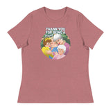 Thank You for Being a Friend (Women's Relaxed T-Shirt)-Women's T-Shirts-Swish Embassy