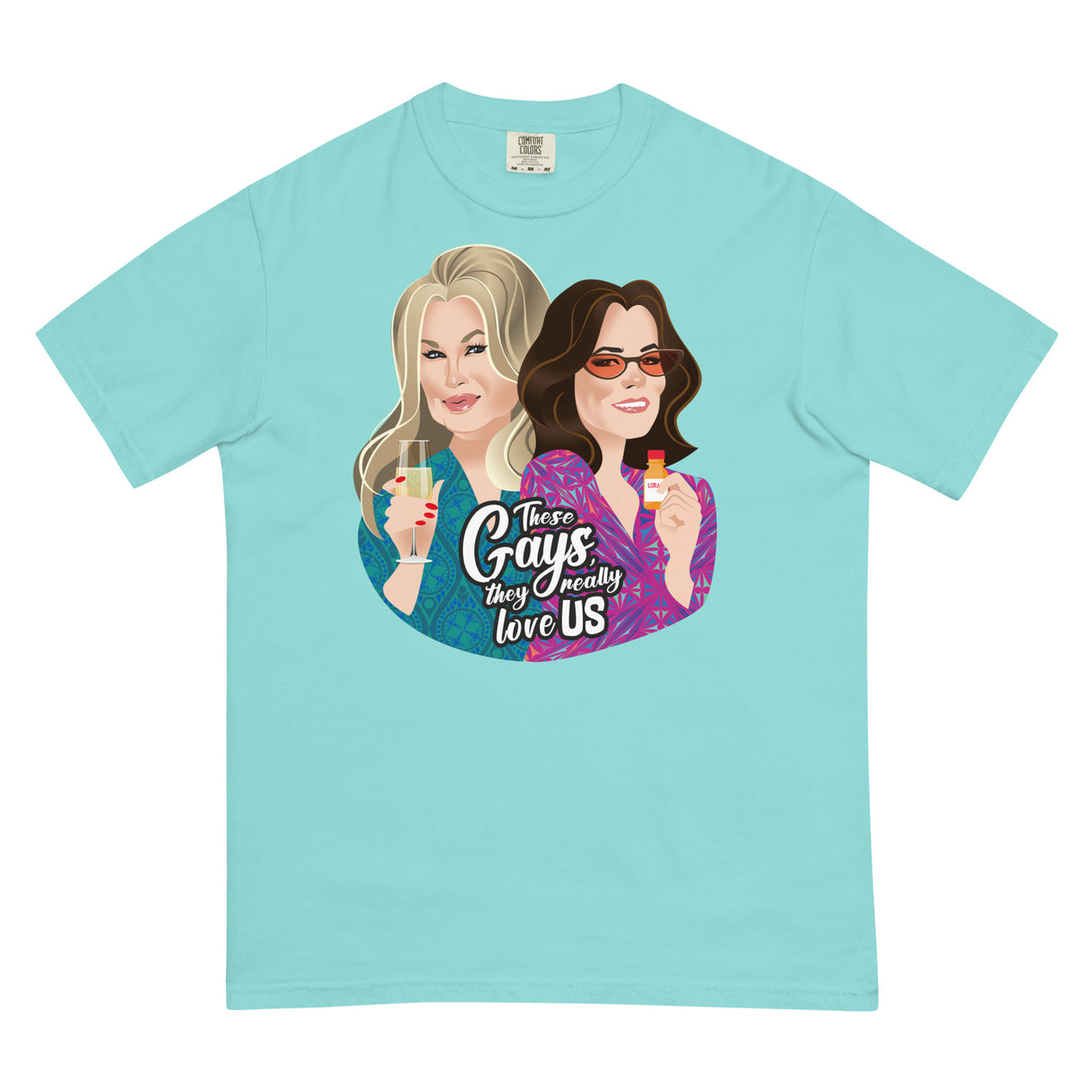 These Gays Love Us (Boxy Tee)-Boxy T-Shirt-Swish Embassy