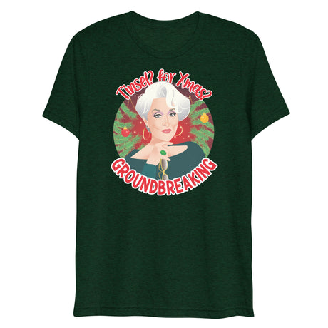Tinsel for Xmas? Groundbreaking (Triblend)-Christmas Triblends-Swish Embassy