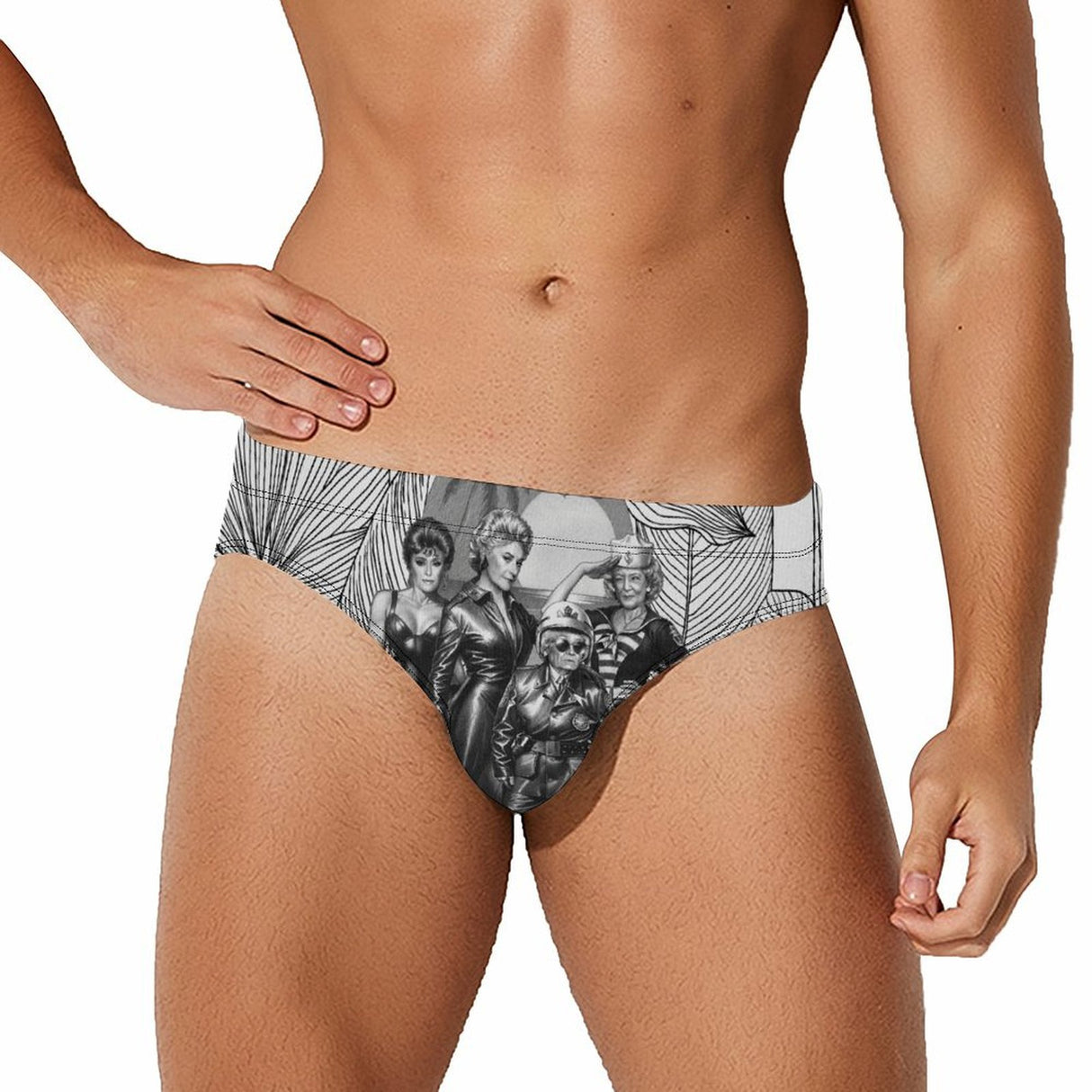 Tom of Shady Pines (Swim Briefs)-Swim Briefs-Swish Embassy
