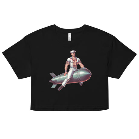 Torpedo Away (Crop Top)-Crop Top-Swish Embassy
