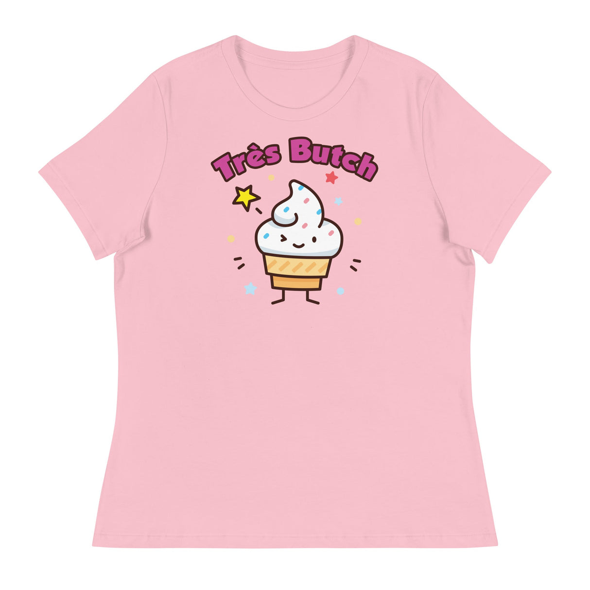 Tres Butch (Women's Relaxed T-Shirt)-Women's T-Shirts-Swish Embassy