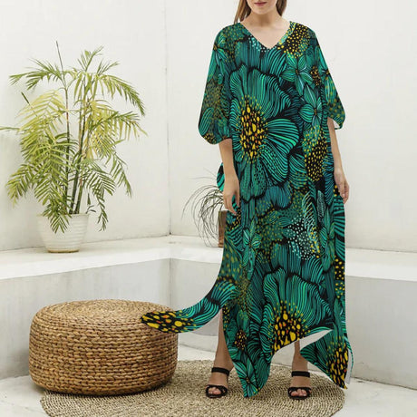 Turquoise (Kaftan)-Kaftan-Swish Embassy