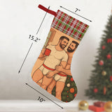 Unwrapping (Sequin Christmas Stocking)-Christmas Stockings-Swish Embassy