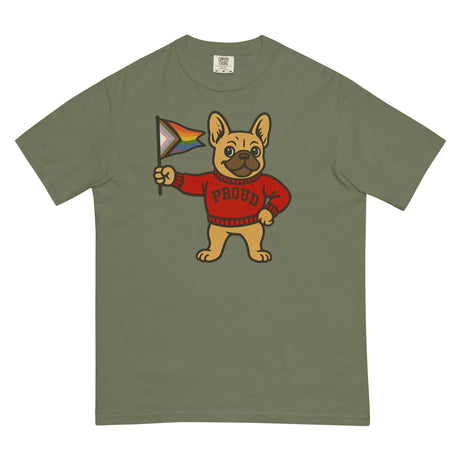 Varsity Pride Puppy (Boxy Tee)-Boxy T-Shirt-Swish Embassy