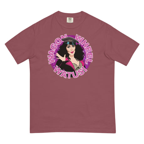 Wagon Wheel Watusi (Boxy Tee)-Boxy T-Shirt-Swish Embassy