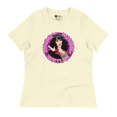 Wagon Wheel Watusi (Women's Relaxed T-Shirt)-Women's T-Shirts-Swish Embassy