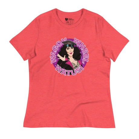 Wagon Wheel Watusi (Women's Relaxed T-Shirt)-Women's T-Shirts-Swish Embassy