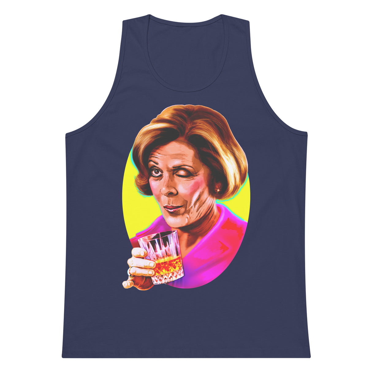 Wink and Drink (Tank Top)-Tank Top-Swish Embassy