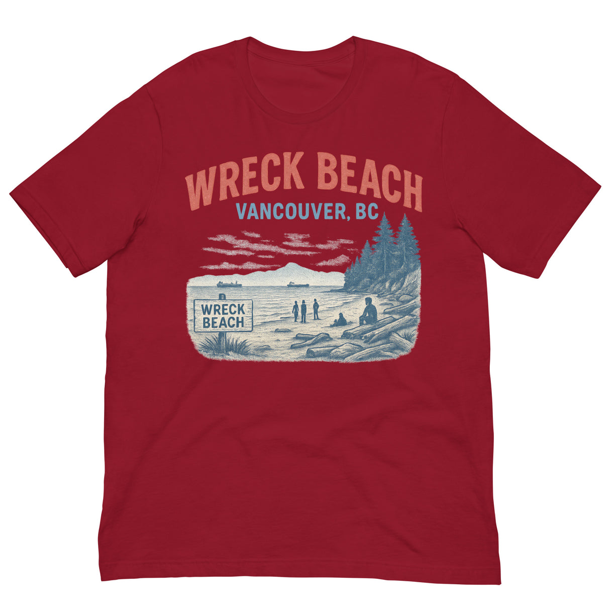 Wreck Beach-T-Shirts-Swish Embassy