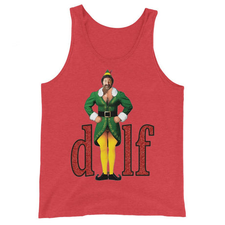 XMas DILF (Tank Top)-Christmas Tank Tops-Swish Embassy